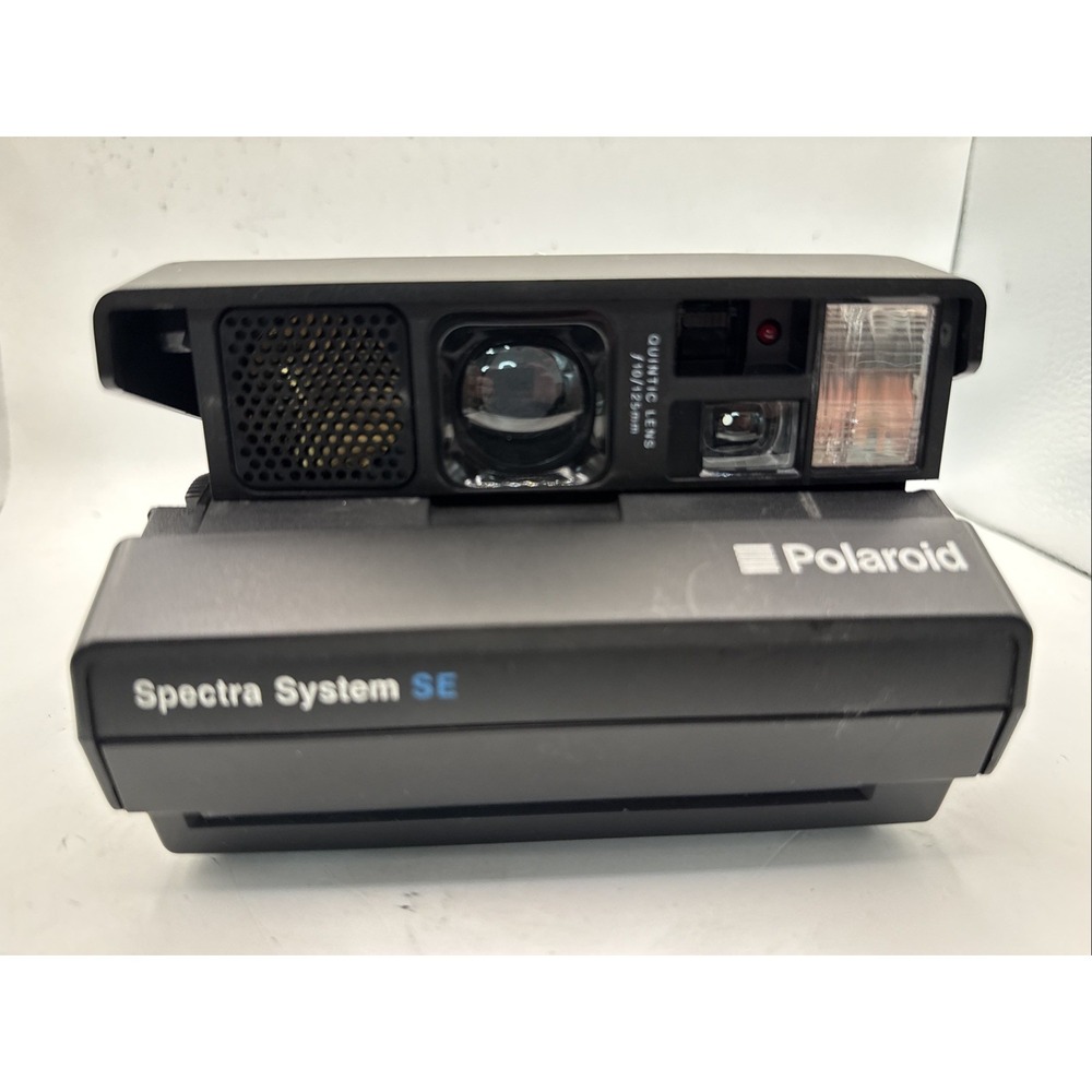 Vintage Polaroid Spectra System SE Instant Film Camera‎ With Strap -(Untested)